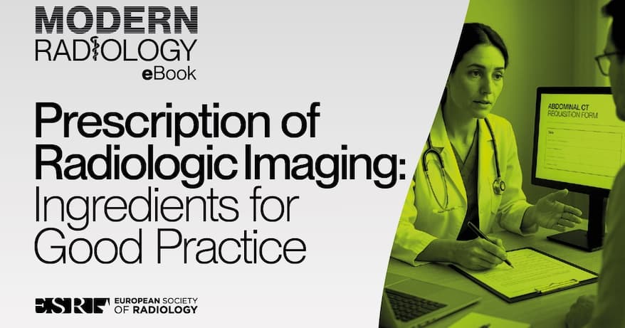 Illustration ESR Modern Radiology promeut la pertinence des actes d'imagerie