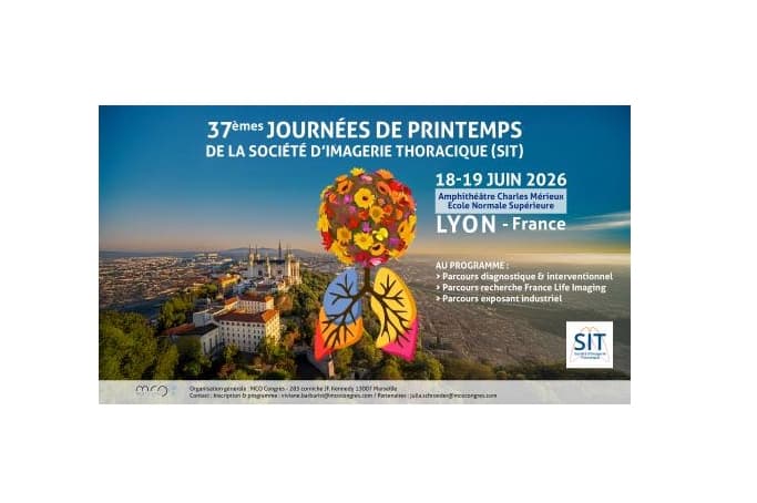 Save the date : les 37èmes Journées de printemps de la Société d'Imagerie Thoracique